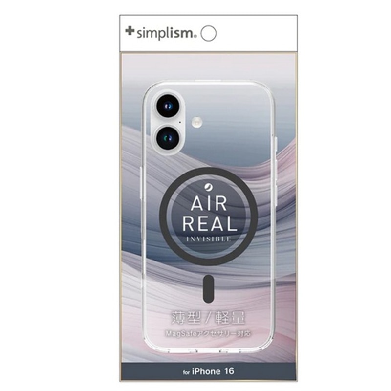 �g���j�e�B&nbsp;iPhone 16�Ή� ���^�y�ʃn�[�h�P�[�X�iAIR-REAL INVISIBLE�j&nbsp;TR-IP24M2-ARPMS-CLBK