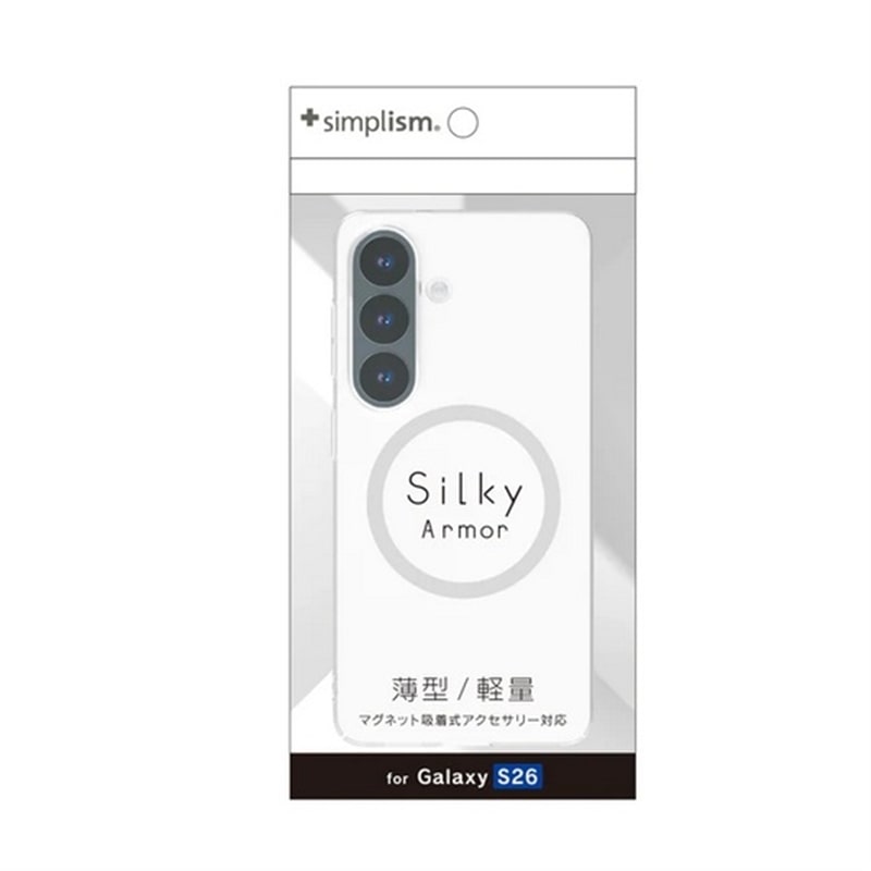 �g���j�e�B&nbsp;Galaxy S26�Ή� [Silky Armor] �V���L�[�^�b�`�P�[�X&nbsp;TR-GA26S-SA-CL