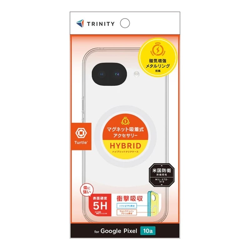 �g���j�e�B&nbsp;Google Pixel 10a�Ή� [Turtle] �}�O�l�b�g�z�����A�N�Z�T���[�Ή� �n�C�u���b�h�N���A�P�[�X&nbsp;TR-PX2610A-TTMS-CLWT