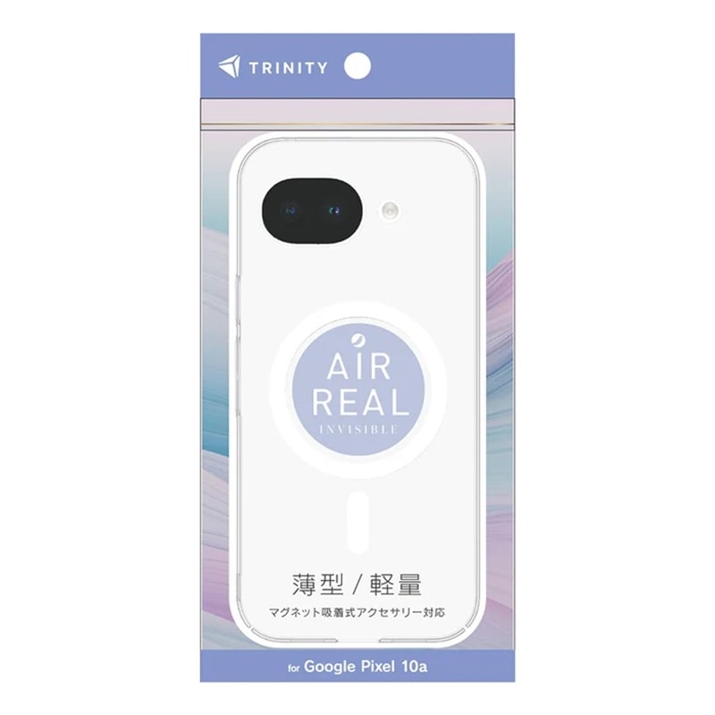 �g���j�e�B&nbsp;Google Pixel 10a�Ή� [AIR-REAL INVISIBLE] �}�O�l�b�g�z�����A�N�Z�T���[�Ή� ���^�y�ʃn�[�h�P�[�X&nbsp;TR-PX2610A-ARPMS-CL