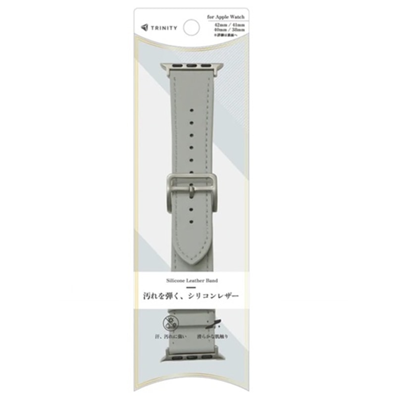 �g���j�e�B&nbsp;Apple Watch 42mm / 41mm / 40mm / 38mm �V���R�����U�[�o���h&nbsp;TR-AW26S-ABL-SIGY