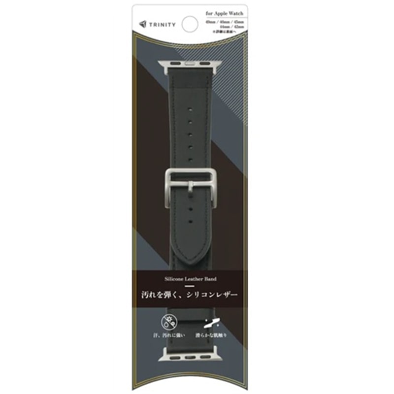 �g���j�e�B&nbsp;Apple Watch 49mm / 46mm / 45mm / 44mm / 42mm �V���R�����U�[�o���h&nbsp;TR-AW26L-ABL-SIBK