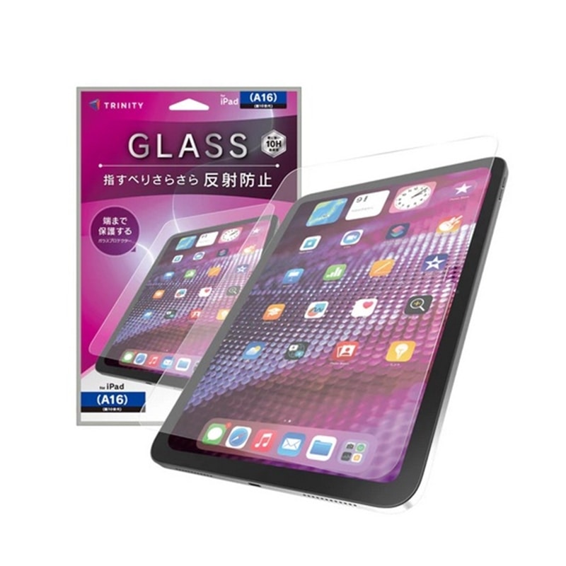 �g���j�e�B&nbsp;iPad�iA16 / ��10����j�Ή� ��ʕی십���K���X&nbsp;TR-IPD26-GLI-CSEAG