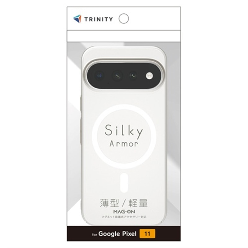 �g���j�e�B&nbsp;Google Pixel 11 [Silky Armor] �}�O�l�b�g�z�����A�N�Z�T���[�Ή� �V���L�[�^�b�`�P�[�X&nbsp;TR-PX2611-SA-CL