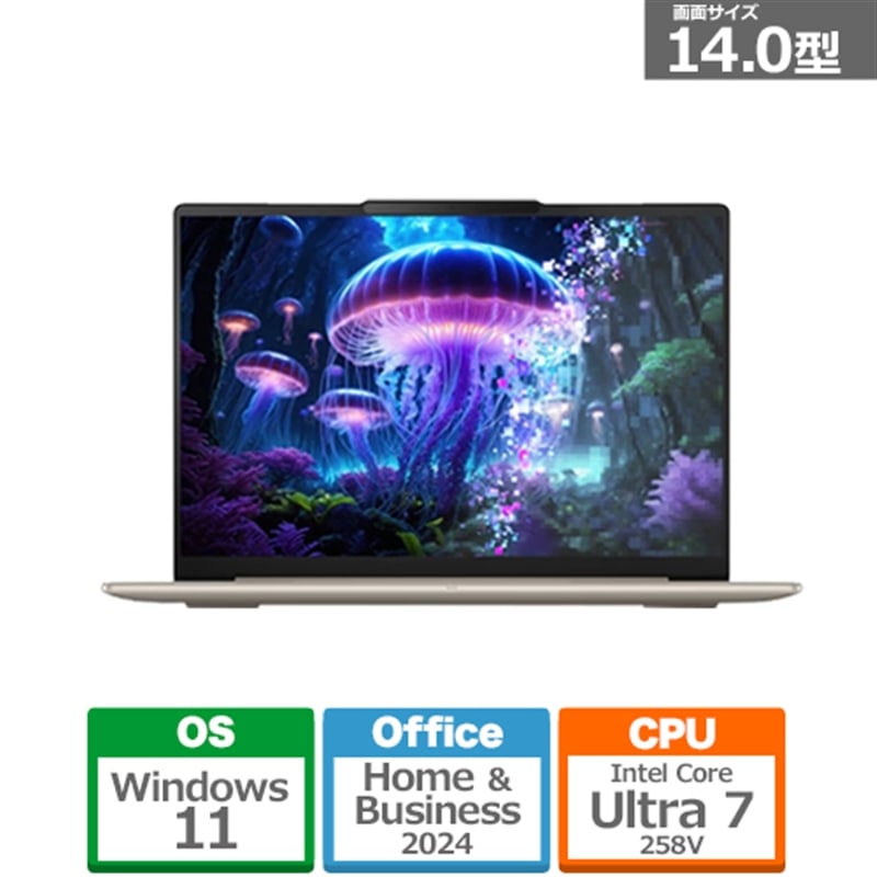 Lenovo(m{) 14^m[gp\R@Lenovo Yoga Slim 7i Aura Edition Gen 10 /Copilot+ PC 83JX0050JP(Yoga Slim 7 14ILL10)
