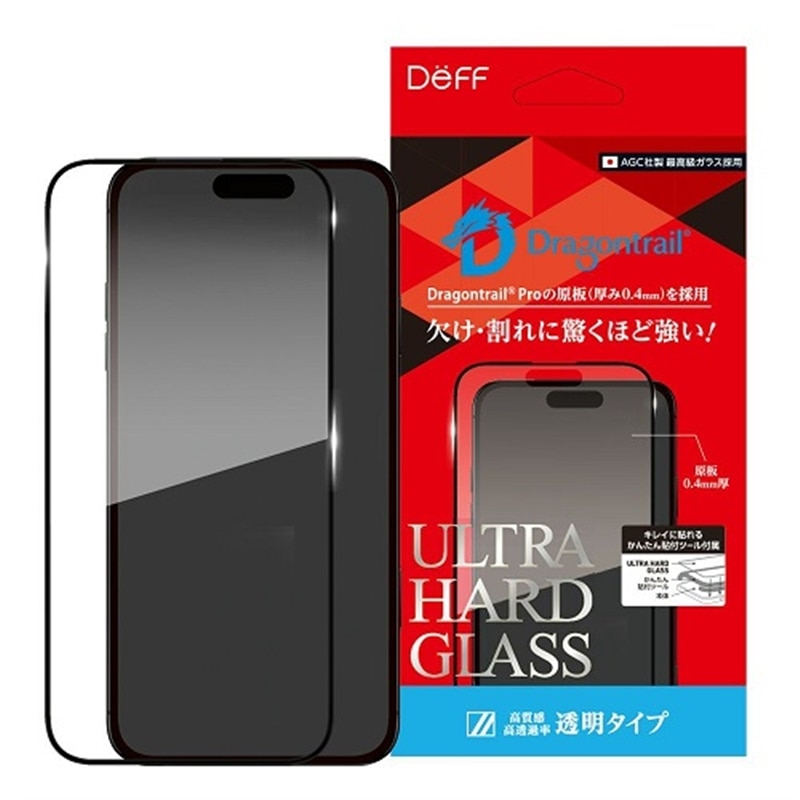 Deff iPhone 16 Prop tیKXtB ULTRA HARD GLASS DG-IP24MPG4DF