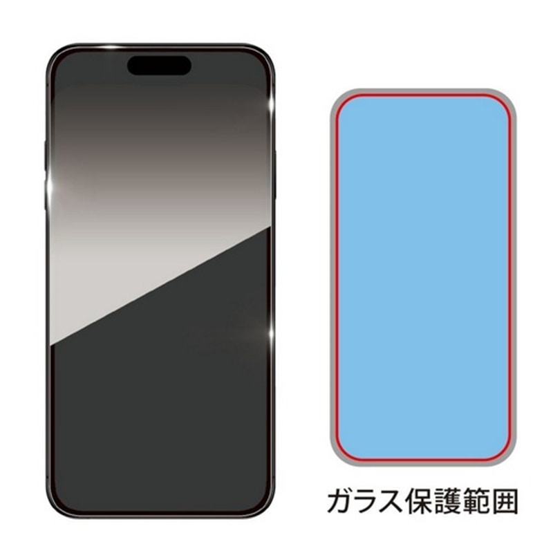 Deff&nbsp;iPhone 17 / iPhone 17Pro�p�@��ʕی�K���X�t�B�����iHigh Grade Glass�j�����E������&nbsp;DG-IP25MPG2F