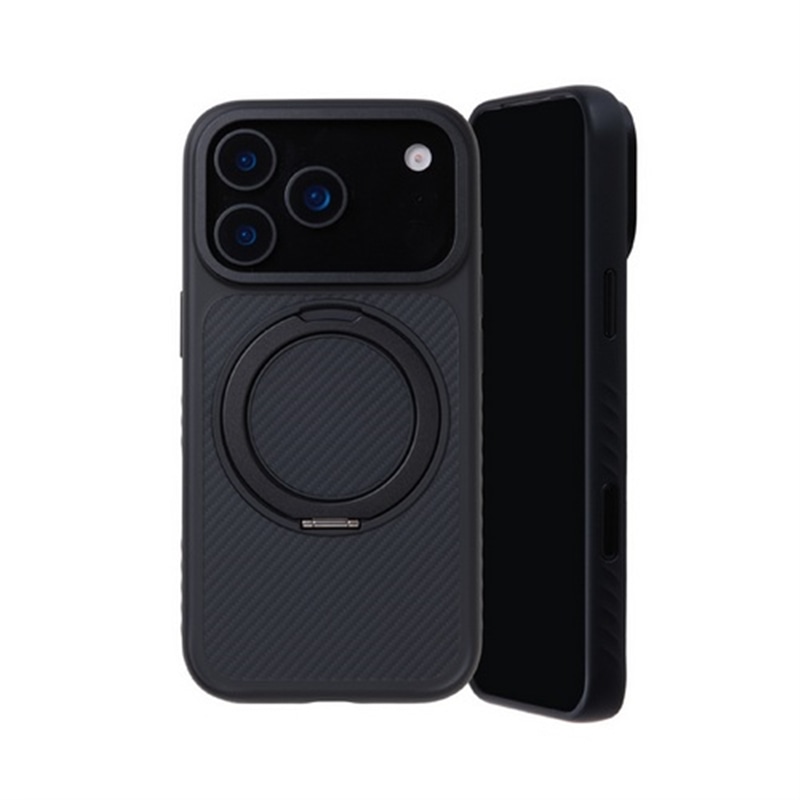 Deff&nbsp;iPhone 17 Pro�p MagSafe�Ή� �����O�X�^���h�t���P�[�X&nbsp;DCS-IPD25MPMRBK