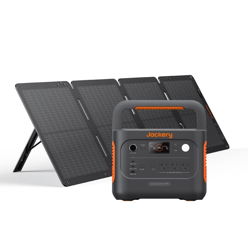 Jackery�i�W���b�N���j&nbsp;�|�[�^�u���d�� 900 + �\�[���[�p�l�� 100W Air&nbsp;JSG-0910A