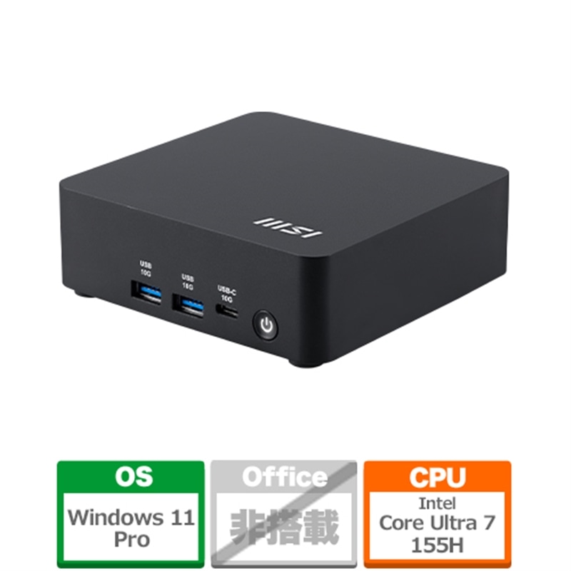 MSIiGGXACj Cubi NUC AI 1UMG-050JP CUBI-NUC-AI-1UMG-050JP