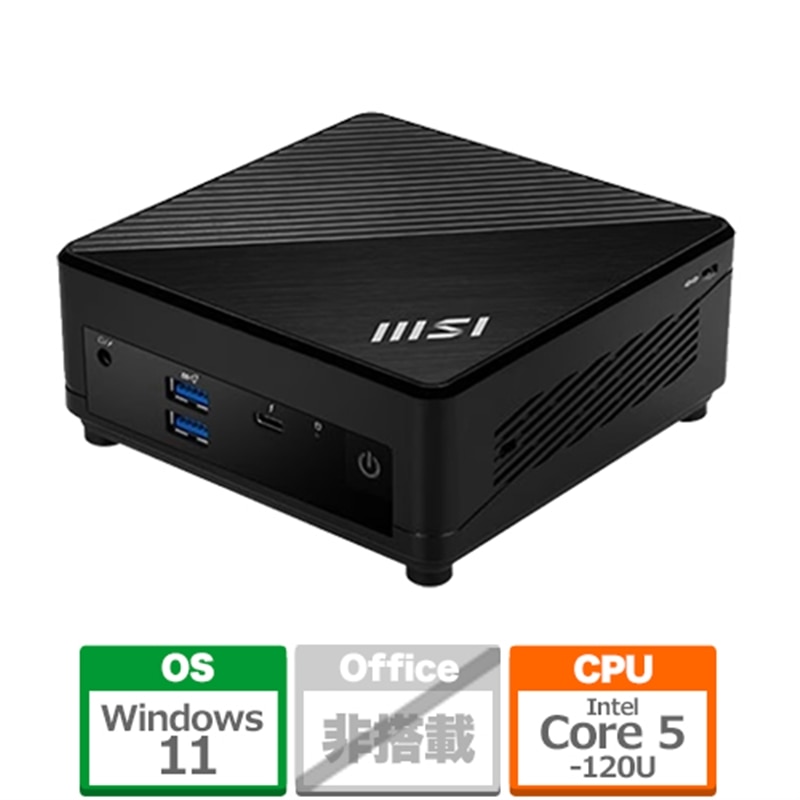 MSI�i�G���G�X�A�C�j&nbsp;�f�X�N�g�b�v�p�\�R���@Cubi 5 1MA-656JP&nbsp;CUBI-5-1MA-656JP