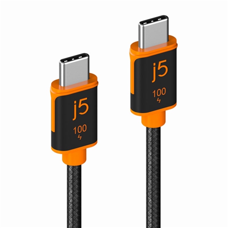 j5 create USB-C to C [d/ʐMP[u PD 100WΉ 1.8m JUCX25L18