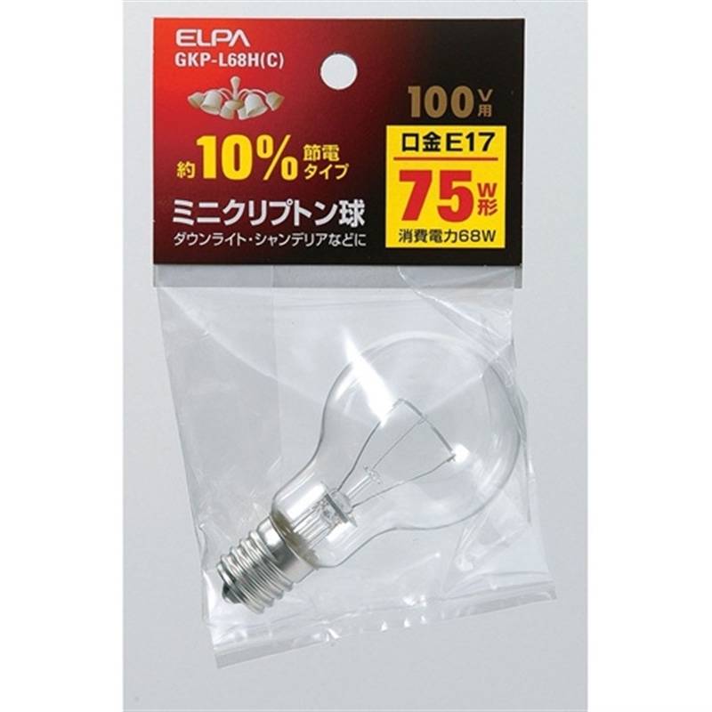 ELPA&nbsp;�~�j�N���v�g���d���@75W E17&nbsp;GKP-L68H(C)