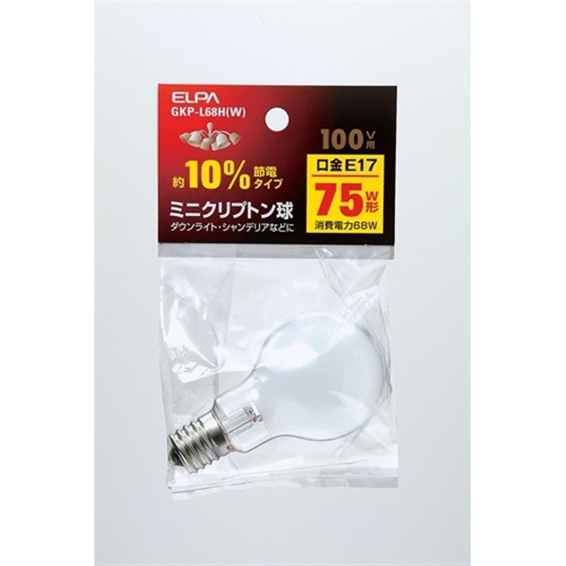 ELPA&nbsp;�~�j�N���v�g���d���@75W E17&nbsp;GKP-L68H(W)