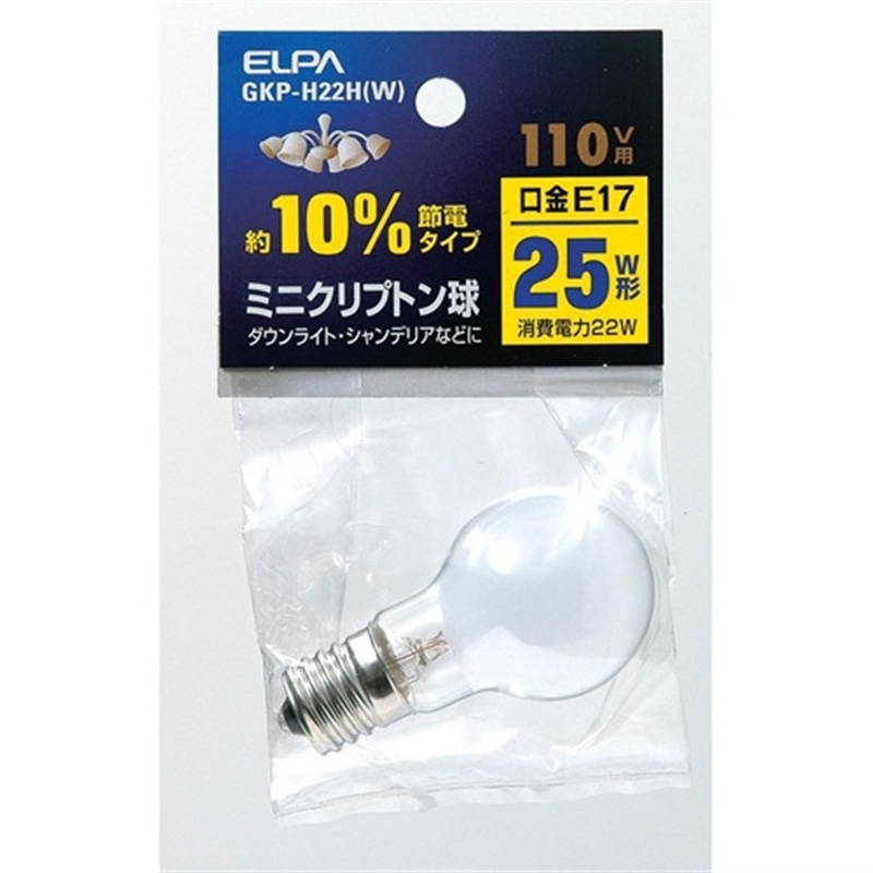 ELPA&nbsp;�~�j�N���v�g���d���@25W E17&nbsp;GKP-H22H(W)