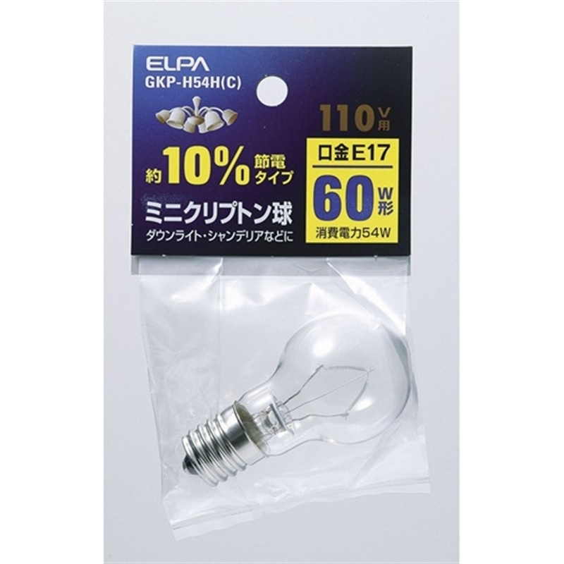 ELPA&nbsp;�~�j�N���v�g���d���@60W E17&nbsp;GKP-H54H(C)