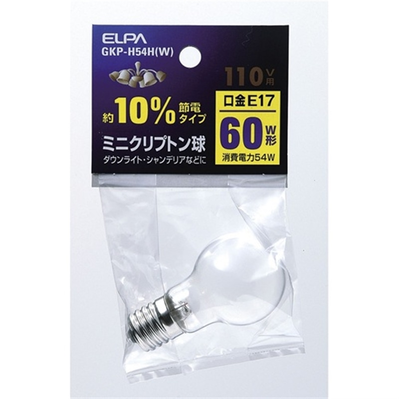ELPA&nbsp;�~�j�N���v�g���d���@60W E17&nbsp;GKP-H54H(W)