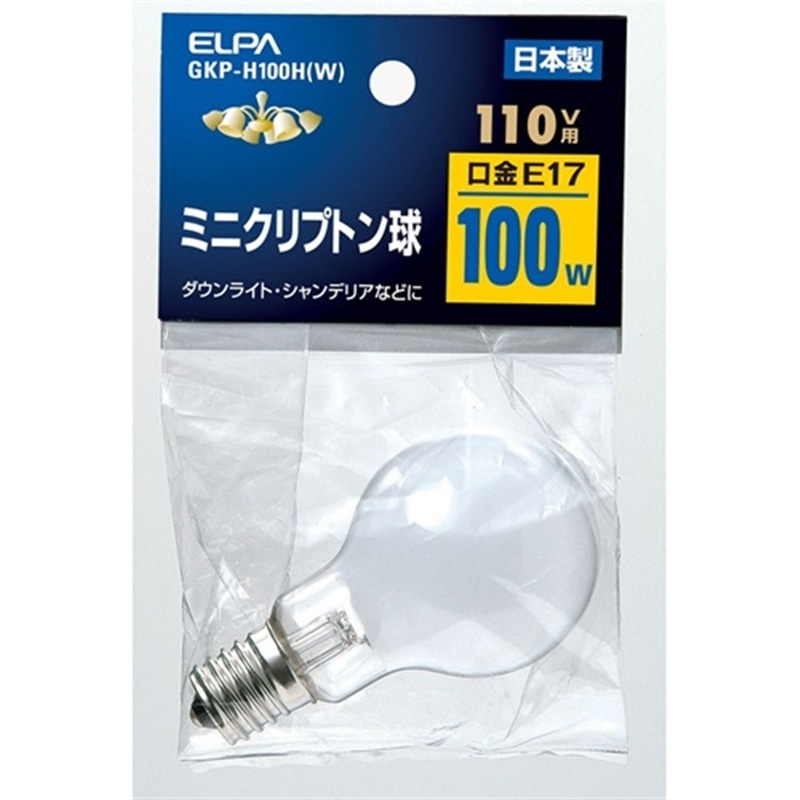 ELPA&nbsp;�~�j�N���v�g���d���@�����FE17�@100W�`&nbsp;GKP-H100H(W)