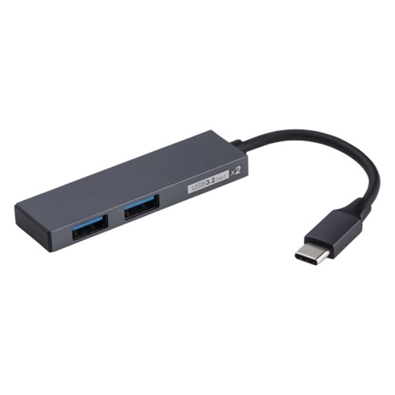iJoV A~ɔUSBnu STIXV[Y USB3.2Gen1 Type-C 2|[gϊnu UH-C3302GY