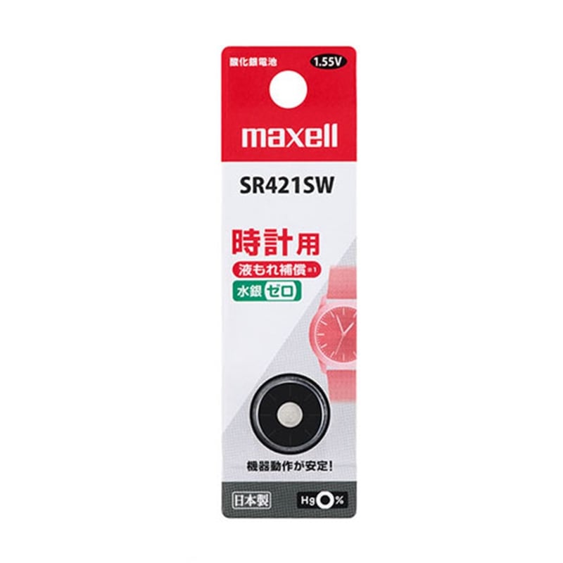 maxell�i�}�N�Z���j&nbsp;���v�p�@�{�^���^�_����d�r�@�P����&nbsp;SR421SW 1BT B