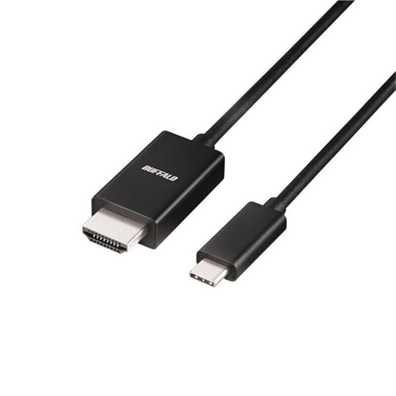 obt@[iBuffaloj Type-C to HDMIϊP[u 1m BSCHD10BK