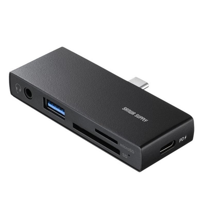 �T�����T�v���C&nbsp;USB 5Gbps Type-C �J�[�h���[�_�[�iUSB 2�|�[�g���ځj&nbsp;ADR-5TCSDP3BK