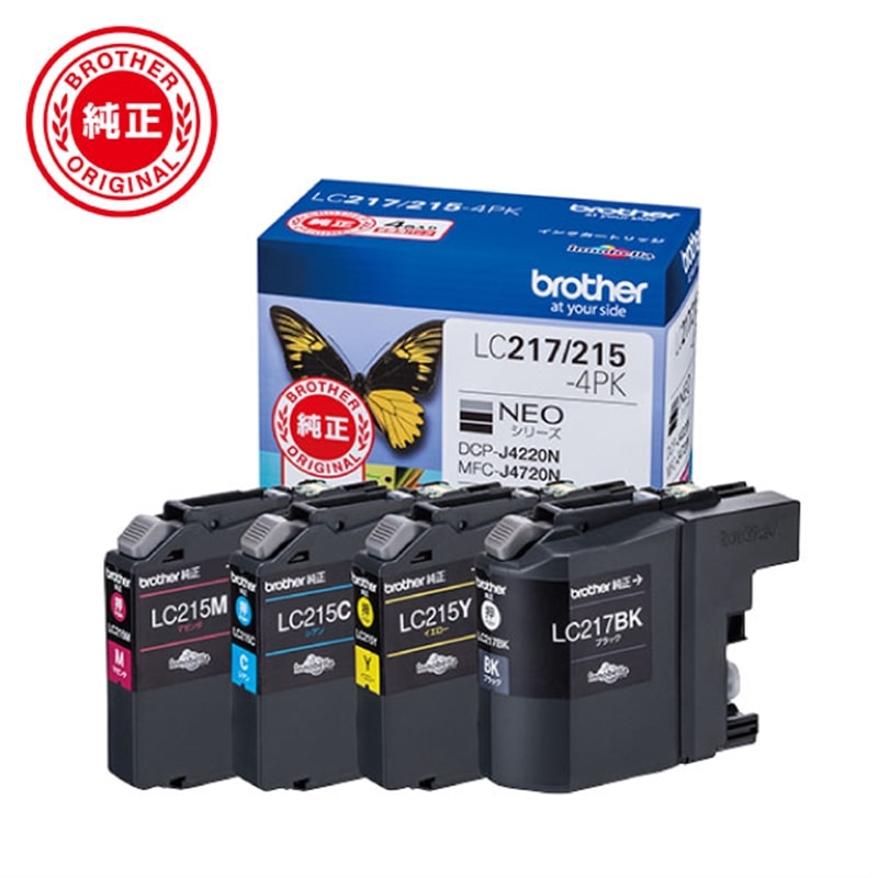 brotheriuU[j CNJ[gbW LC217/215-4PK