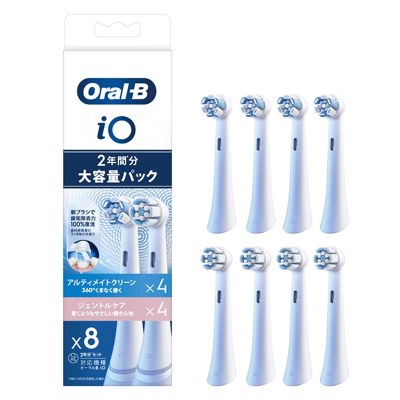 BRAUN�i�u���E���j&nbsp;iO�V���[�Y�p�ւ��u���V�@�A���e�B���C�g�N���[�� �z���C�g4�{�{�W�F���g���P�A4�{&nbsp;iORBCW-4SW-4