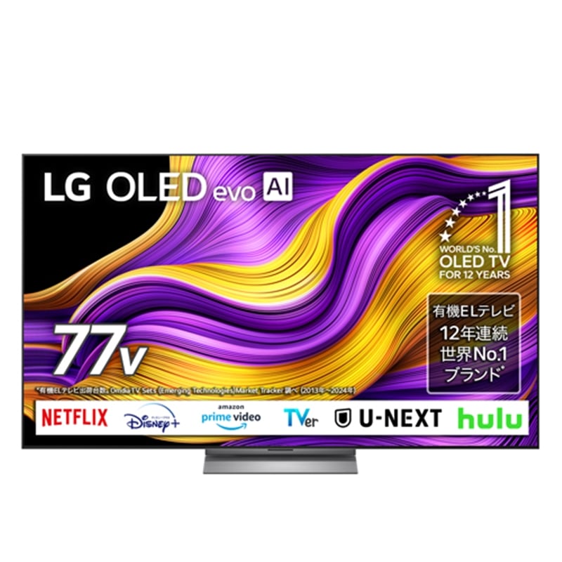 LG 77V^@4K`[i[L@ELer@LG OLED evo AI G5@YouTubeΉ /NetflixΉ OLED77G5PJB