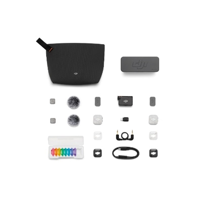 DJI�i�f�B�[�W�F�C�A�C�j&nbsp;DJI Mic Mini 2S�i���M�@×2�A��M�@×1�A�[�d�P�[�X�t���j&nbsp;DMM538