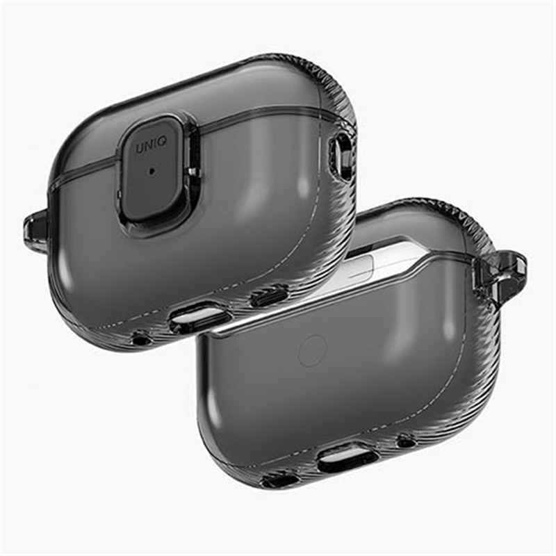 UNIQ�i���j�[�N�j&nbsp;AirPods Pro 3�p�P�[�X�@Glase Pro  Protective Clear Case with Clasp Lock&nbsp;UNIQ-AIRPODSPRO3-GLSPGSMK