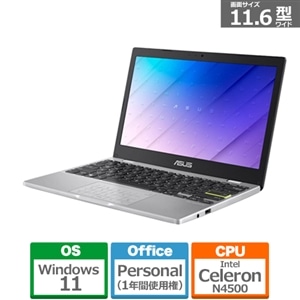 ASUS（エイスース） E210KA 11.6型モバイルパソコン｜E210KA-GJ02WWS 