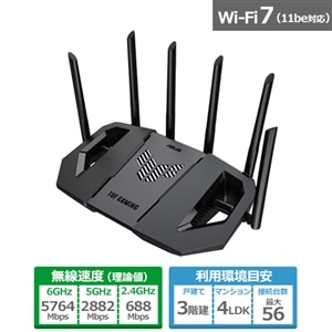 ASUS�i�G�C�X�[�X�j&nbsp;�Q�[�~���O���[�^�[�@TUF Gaming BE9400&nbsp;TUF-BE9400