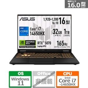 ASUSiGCX[Xj 16^Q[~Om[gp\R@ASUS TUF Gaming F16 FX608JPR FX608JPR-I7R5070
