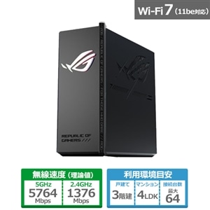 ASUS�i�G�C�X�[�X�j&nbsp;�Q�[�~���O���[�^�[�@ROG Strix GS-BE7200X&nbsp;GS-BE7200X