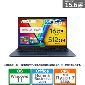 ASUSiGCX[Xj 15.6^m[gp\R@ASUS Vivobook 15 M1502YA M1502YA-R7165KWS