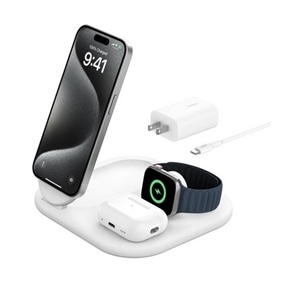 BelkinixLj BoostCharge  Qi2 3-in-1 ܂肽ݎCX[d WIZ029dqWH