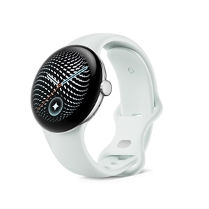 Google�i�O�[�O���j&nbsp;Google Pixel Watch 5(41 mm)Polished Silver �A���~�P�[�X/Fog �A�N�e�B�u �o���h(�� 2 ����)Wi-Fi&nbsp;GA10898-US(Pixel Watch5)