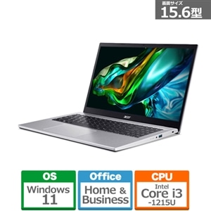 Acer（エイサー） 15.6型ノートパソコン Aspire 3 A315-59-H38U/F｜A315-59-H38U/F｜[通販]ケーズデンキ