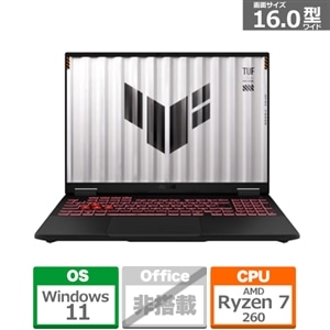 ASUS�i�G�C�X�[�X�j&nbsp;16�^�Q�[�~���O�m�[�g�p�\�R���@ASUS TUF Gaming A16 FA608UH&nbsp;FA608UH-R7R505016G/K