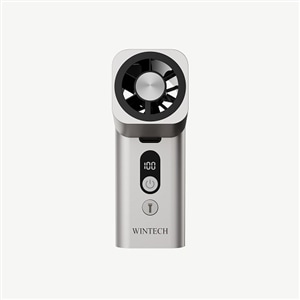 WINTECH 充電池内蔵メタルハンディファン（LEDライト付き）｜HF-262ML