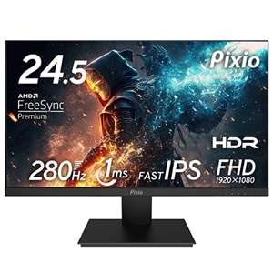 PixioisNVIj 24.5^ Q[~Oj^[ PX259 PRIME PIXIO BLACK PX259P-PW