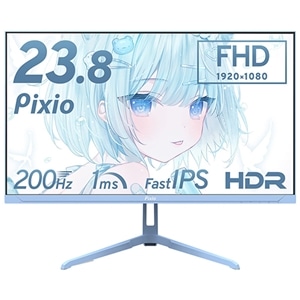 PixioisNVIj 23.8^ Q[~Oj^[ PX248 PIXIO WAVE PASTEL BLUE PX248WAVEB-O