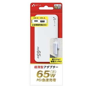 �G�A�[�W�F�C&nbsp;PD65W �����^�A�_�v�^�[ (USB-A×1+USB-C×1)&nbsp;AKJ-S65WAC