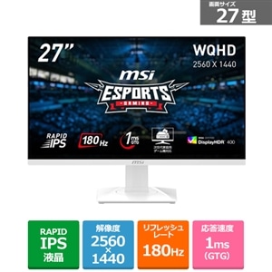 MSI（エムエスアイ） 27型ゲーミングモニター｜MAG-274QRFW｜[通販]ケーズデンキ