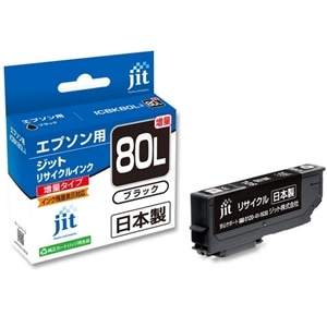 Wbg EPSON ICBK80L ubN()Ή WbgTCNCNJ[gbW JIT-E80BL