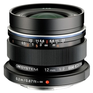 OM SYSTEM&nbsp;�����p�����Y�@�}�C�N���t�H�[�T�[�Y&nbsp;ED 12mm F2.0 BLK(OM)