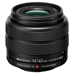 OM SYSTEM&nbsp;�����p�����Y�@�}�C�N���t�H�[�T�[�Y&nbsp;M.ZUIKO DIGITAL 14-42mm F3.5-5.6 III BLK