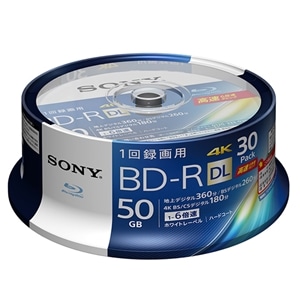 SONY（ソニー） 録画用ＢＤ－Ｒ ６倍速 ２層３０枚 スピンドル