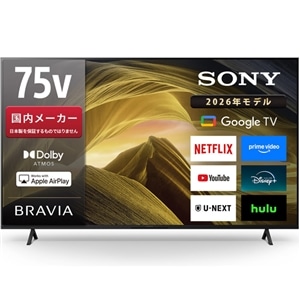 SONY�i�\�j�[�j&nbsp;75V�^�@4K�`���[�i�[�����t���e���r�@BRAVIA�i�u���r�A�jX81L�V���[�Y�iGoogle TV�j&nbsp;KJ-75X81L